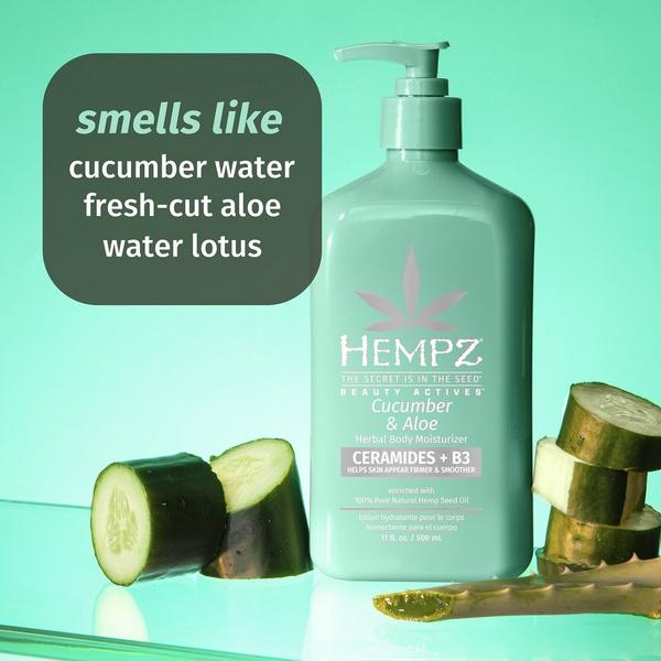 Hempz Cucumber & Aloe Moisturizer With Ceramides + B3 #3