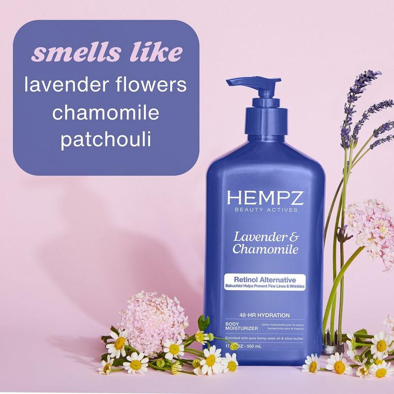 Hempz - 17.0 oz Lavender & Chamomile Body Moisturizer with Retinol