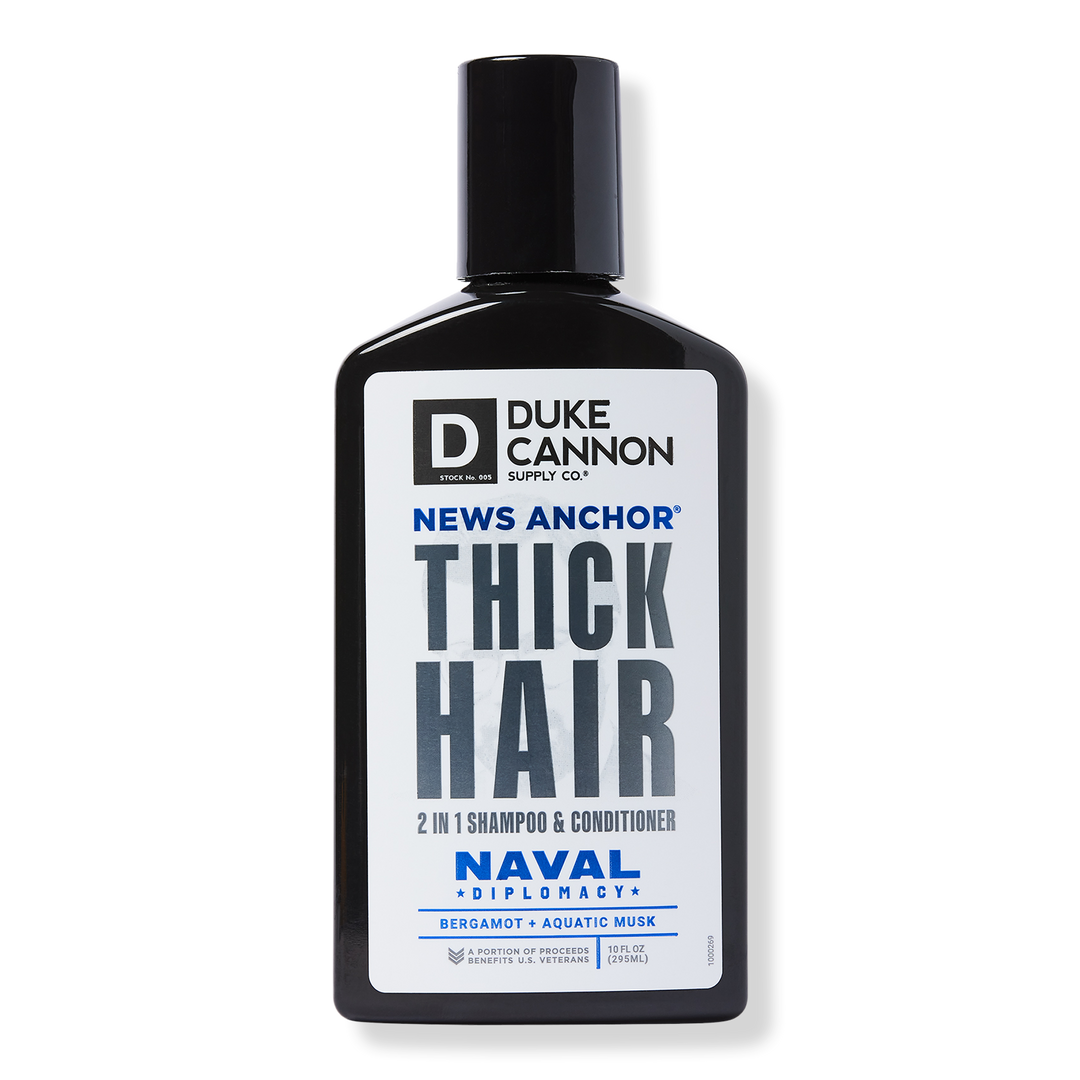 Duke Cannon Supply Co News Anchor 2 In 1 Naval Diplomacy Hair Wash #1