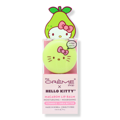 The Crème Shop Hello Kitty Macaron Lip Balm Juicy Pear