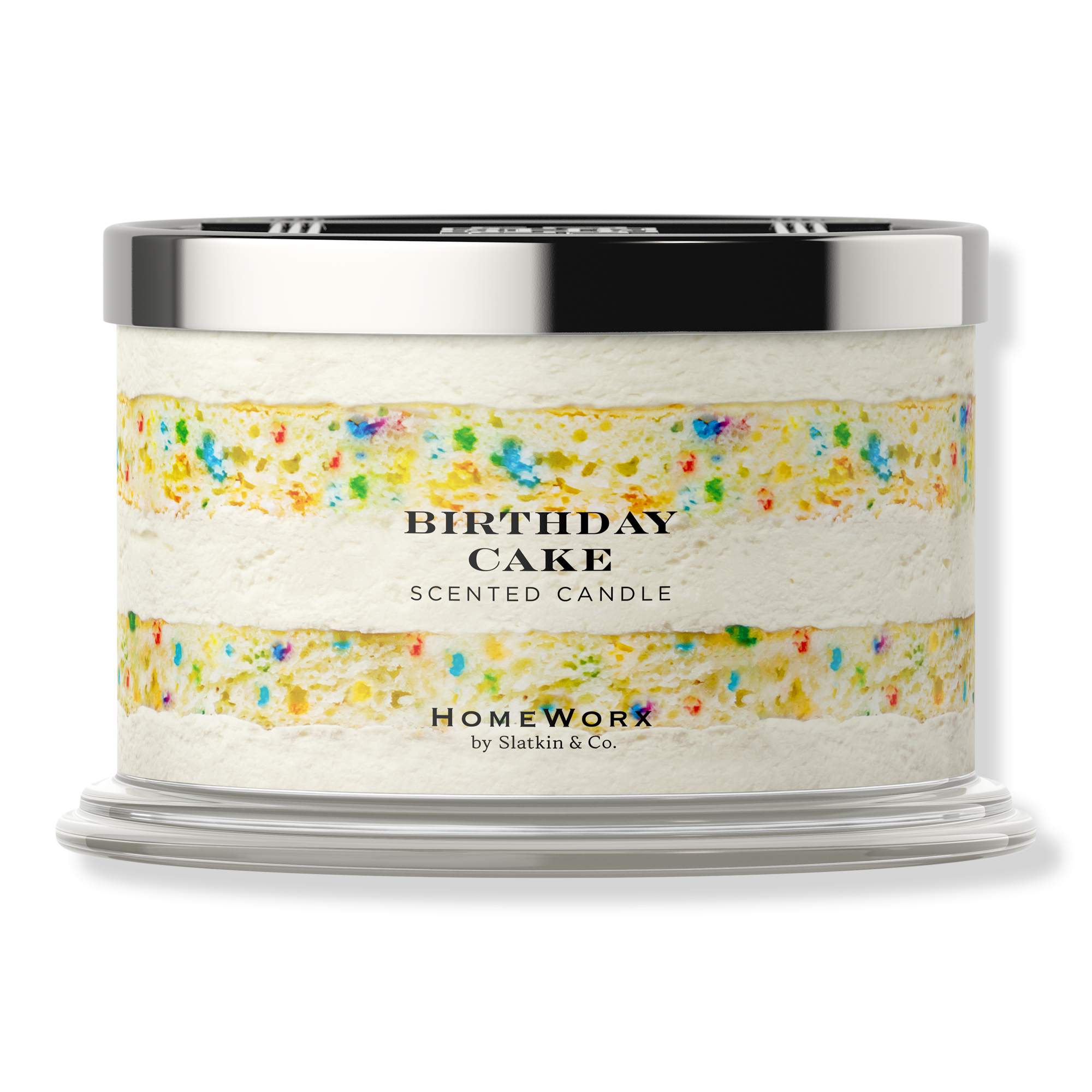 HomeWorx Birthday Cake 4-Wick Scented Candle #1