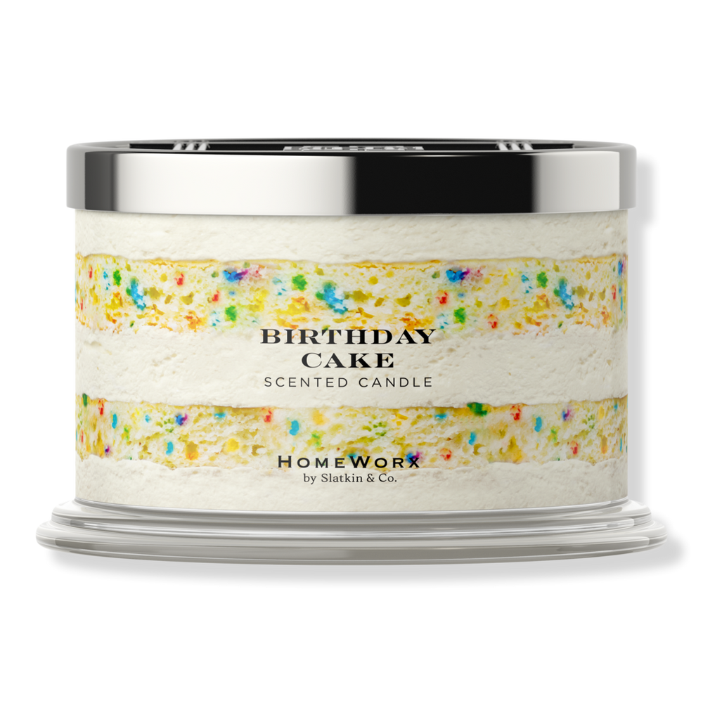 Homeworx Birthday Cake 4-wick Scented Candle In Multi
