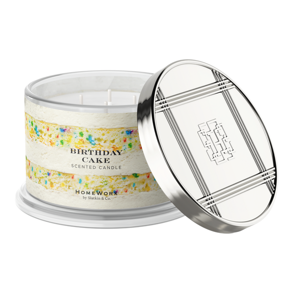 HomeWorx Birthday Cake 4-Wick Scented Candle #2