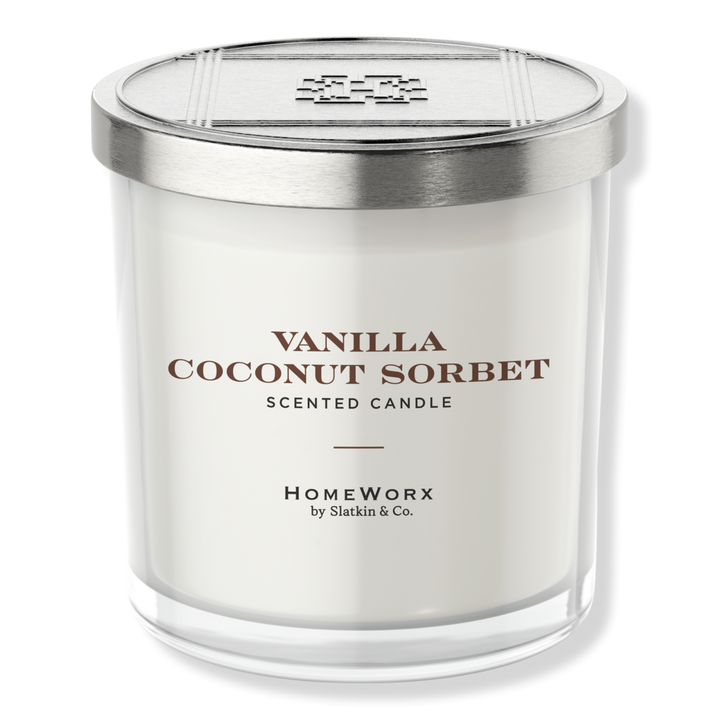 HomeWorx Vanilla Coconut Sorbet 3-Wick Scented Candle #1