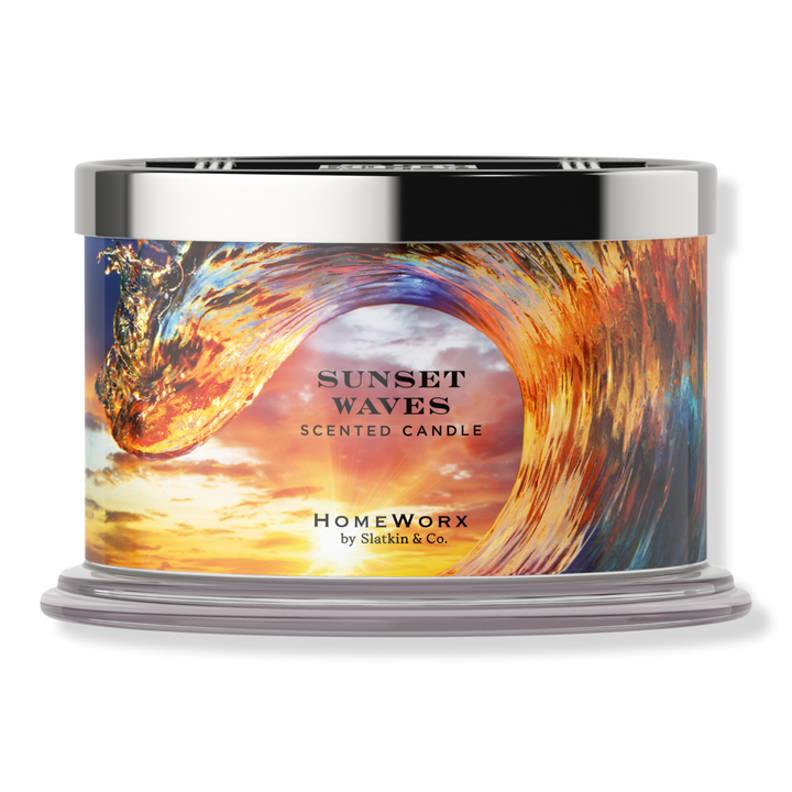 HomeWorx HomeWorx by Slatkin & Co. Sunset Waves 4-Wick Scented Candle #1