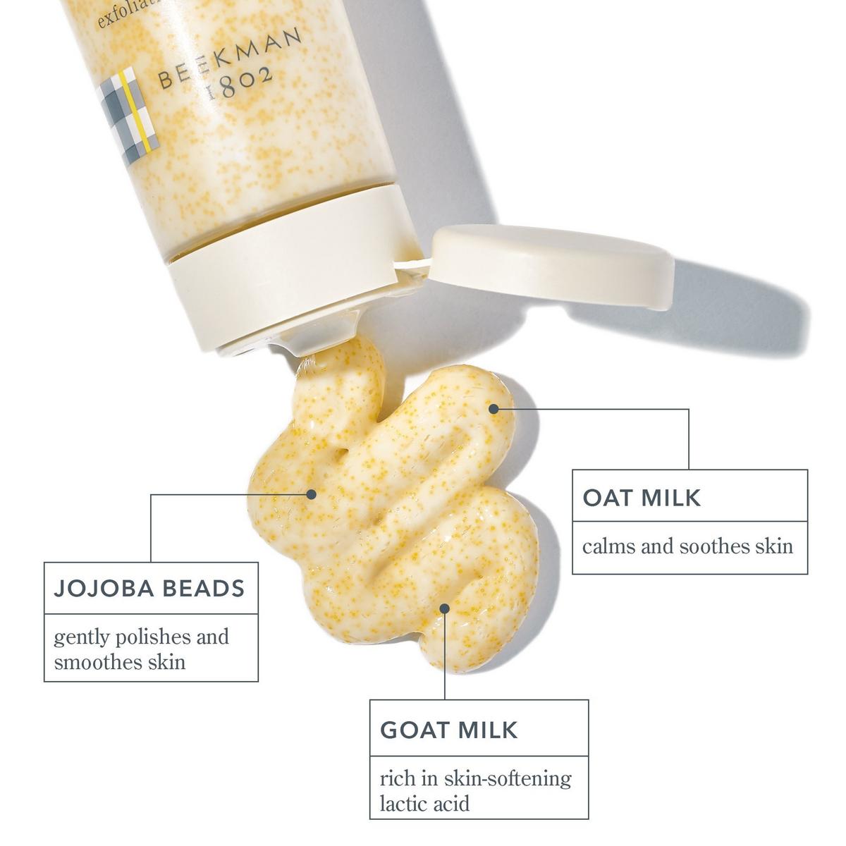 Milk Scrub Oat and Goat Milk Exfoliating Facial Cleanser