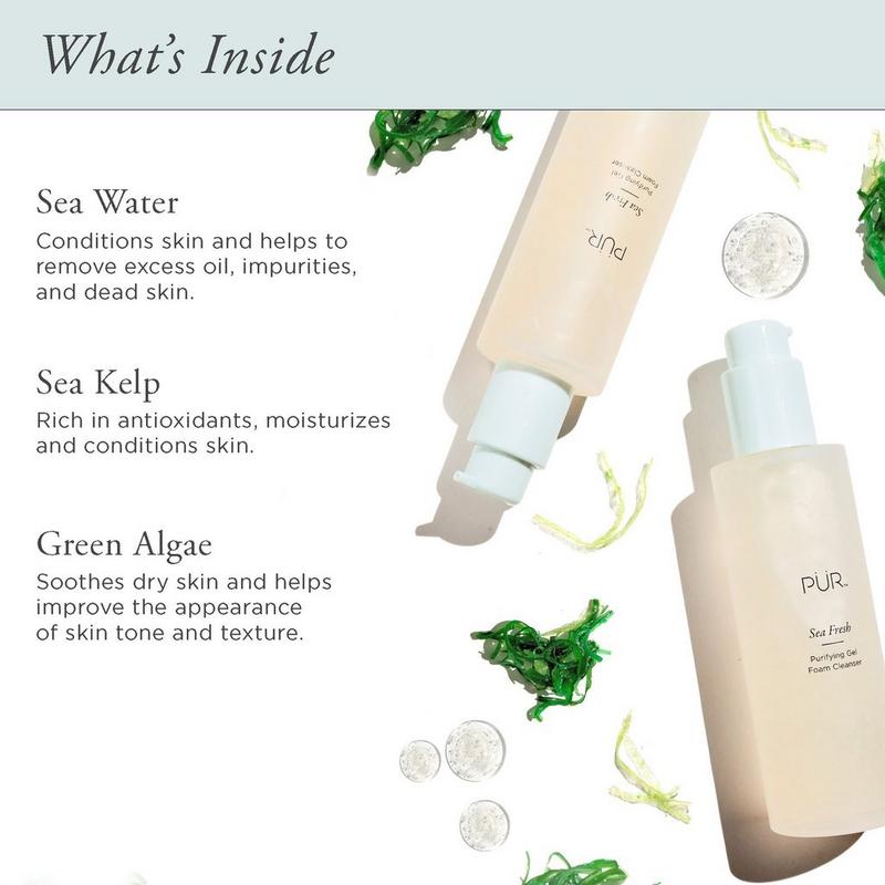 PÜR Minerals - Sea Fresh Purifying Gel Foam Cleanser | Ulta Beauty