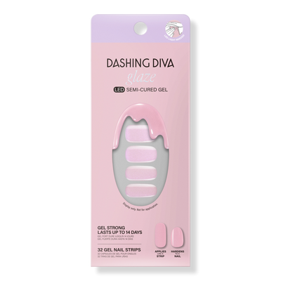 Dashing Diva Glazed Donut Semi Cured Gel Nail Strips