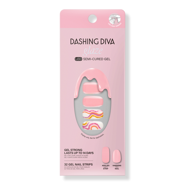 Glazed Donut Semi Cured Gel Nail Strips Dashing Diva Ulta Beauty