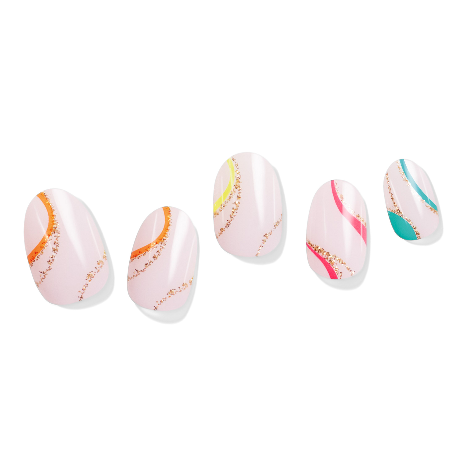 Suns Out Swirl Glaze Semi-Cured Gel Art