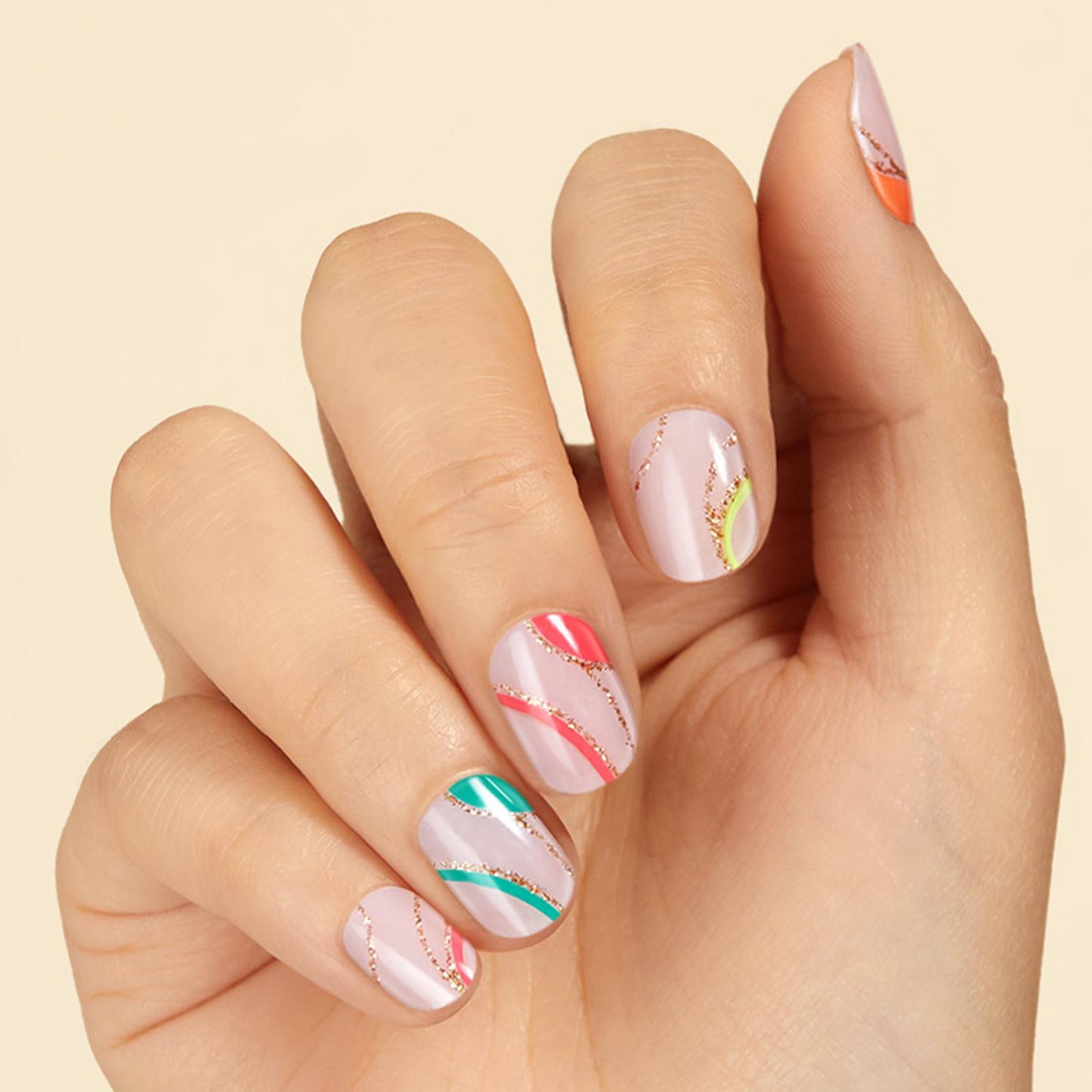 Suns Out Swirl Glaze Semi-Cured Gel Art