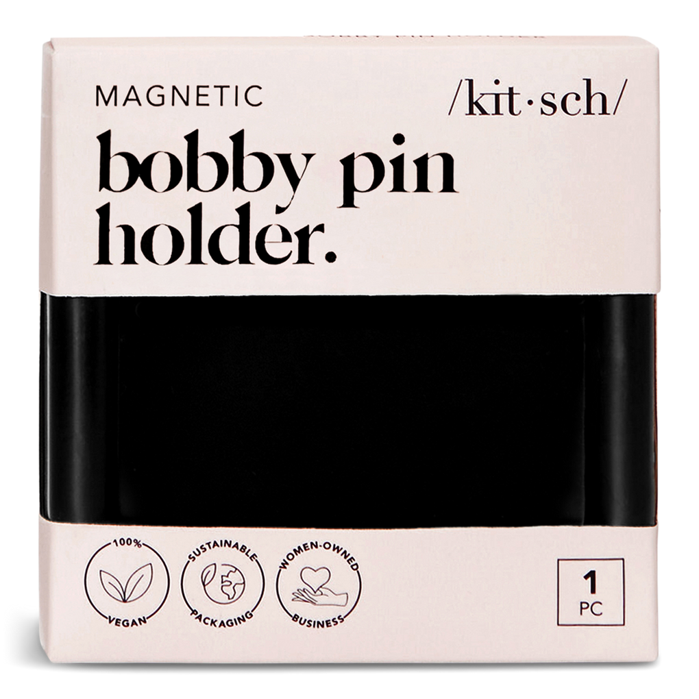 Bobby Pin Holder Hair Clip Magnetic Holder Sewing Pin Holder Magnetic  Needles Cushion Magnetic Paper Clip Holder with 24 Bobby Pins Blue