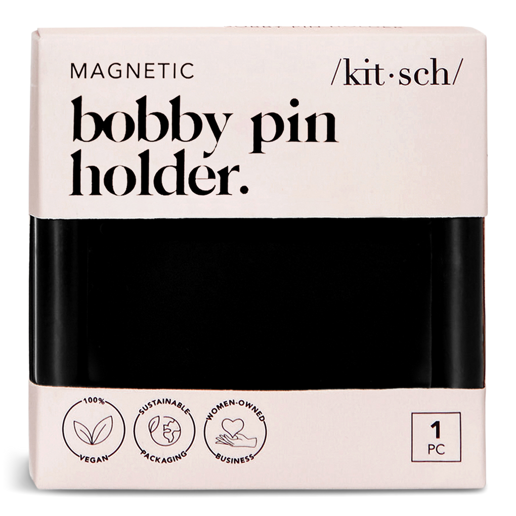 Bobby Pin Holder Hair Clip Magnetic Holder Sewing Pin Holder Magnetic  Needles Cushion Magnetic Paper Clip Holder with 24 Bobby Pins