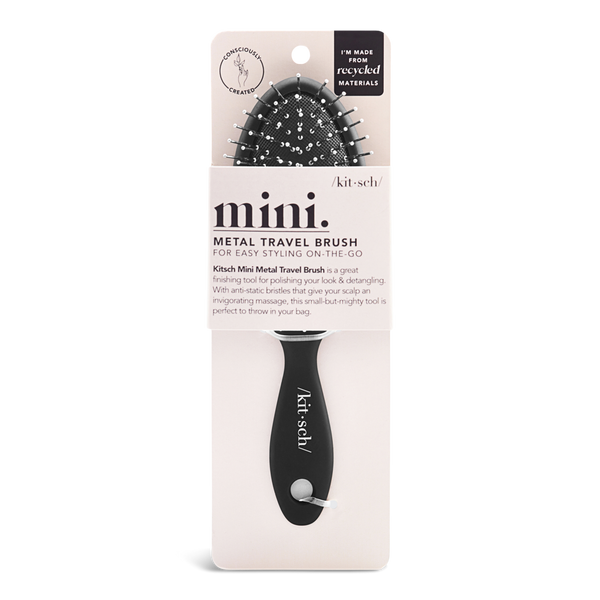 Kitsch Mini Metal Travel Hair Brush #2