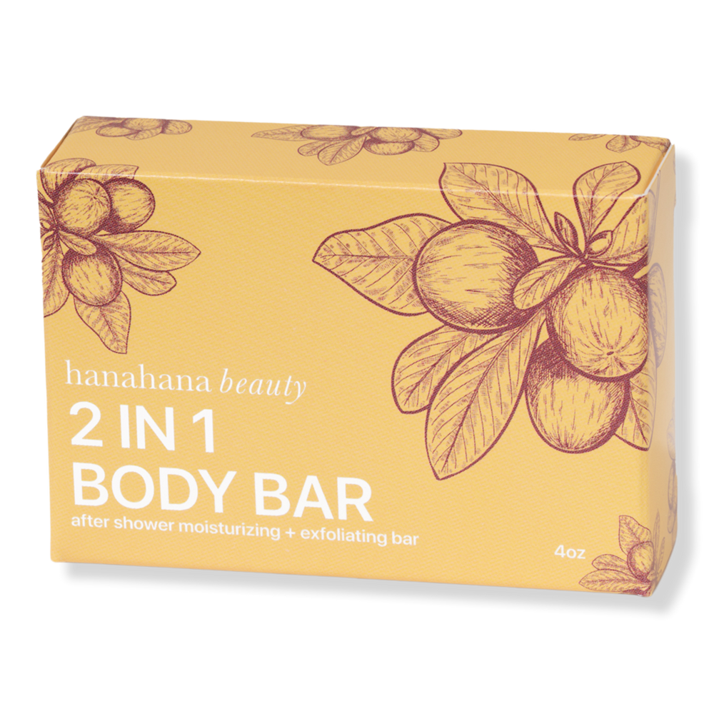 Hanahana Beauty 2-in-1 After Shower Moisturizing And Exfoliating Body Bar