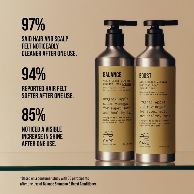 AG Care - 33.8 oz Balance Apple Cider Vinegar Sulfate-Free Shampoo