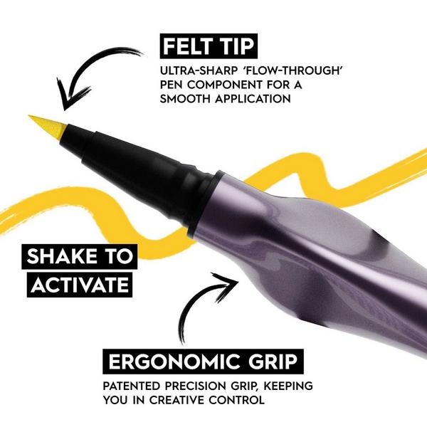 24/7 Inks delineador líquido ergonómico fácil 6