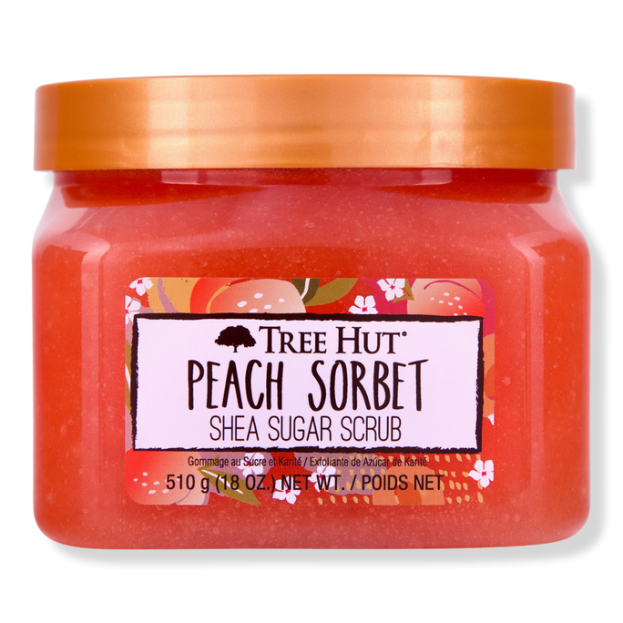 Peach Sorbet Shea Sugar Body Scrub - Tree Hut | Ulta Beauty