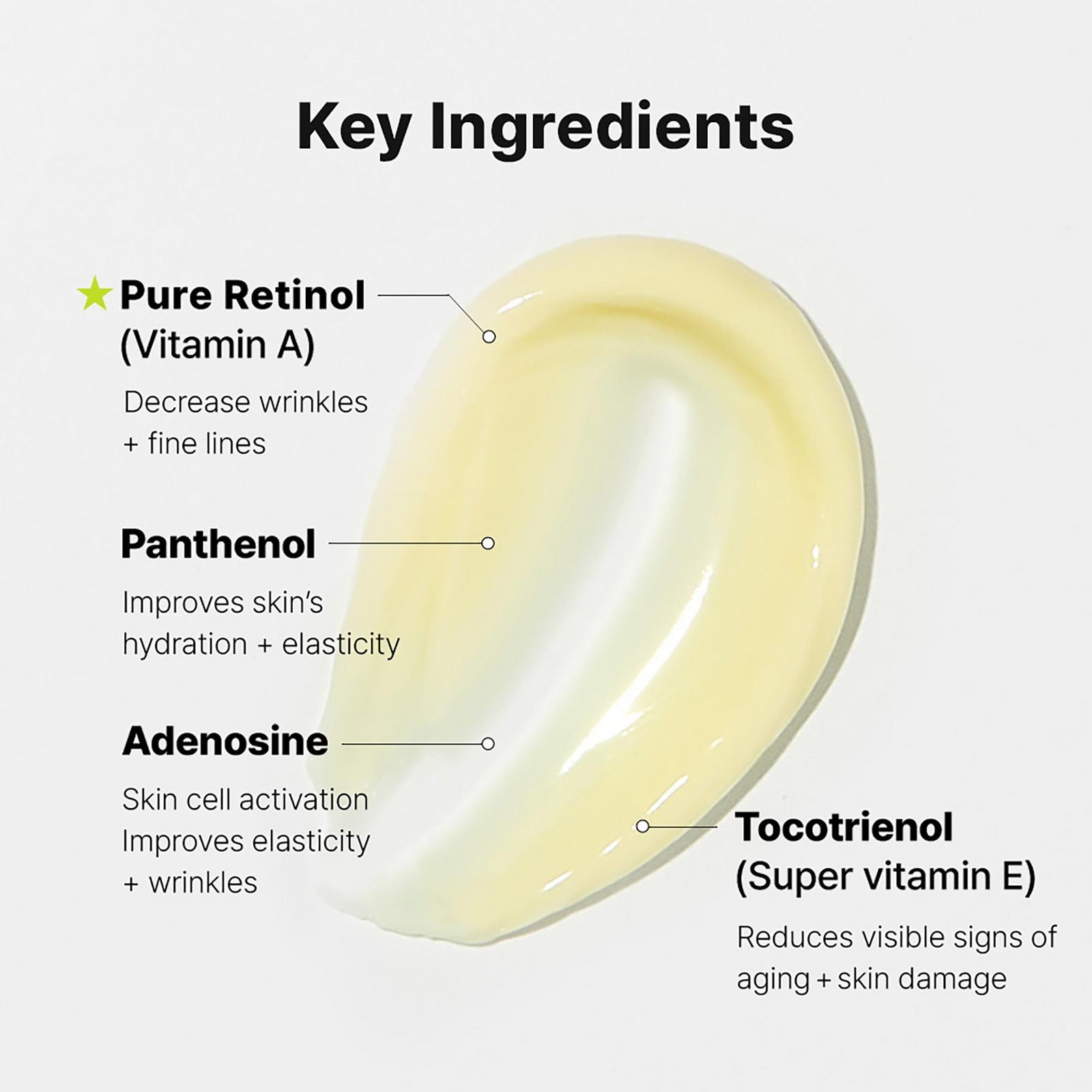 The Retinol 0.1 Cream with Super Vitamin E + Pathenol