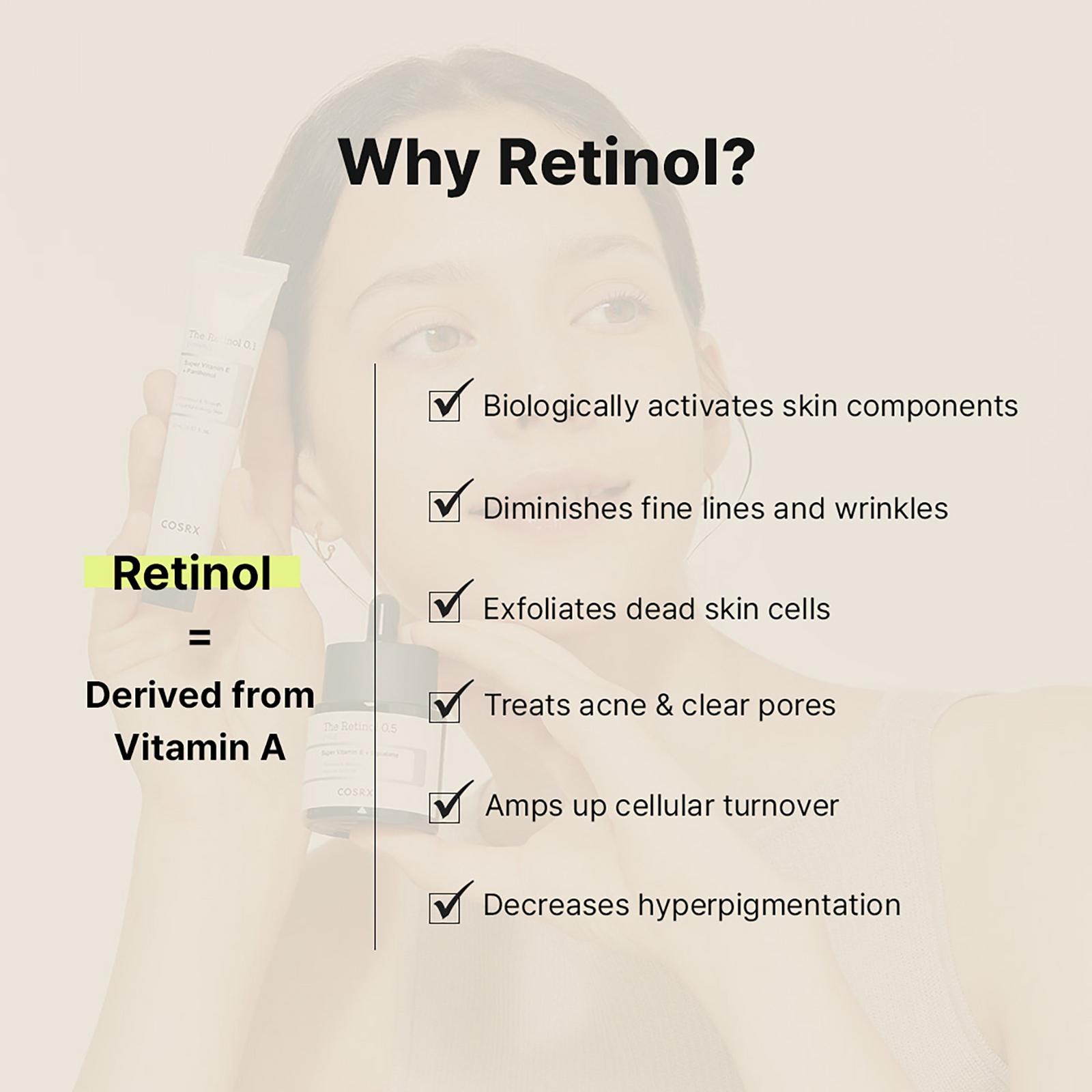 The Retinol 0.1 Cream with Super Vitamin E + Pathenol