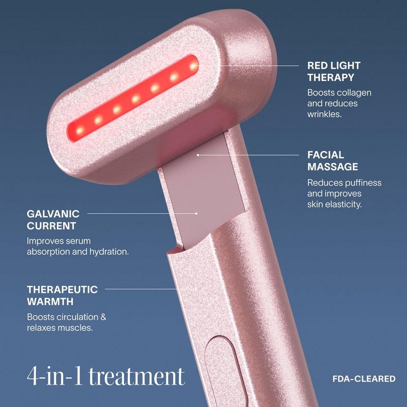 Solawave 4-in-1 Radiant Renewal Skincare Wand with Red Light Therapy