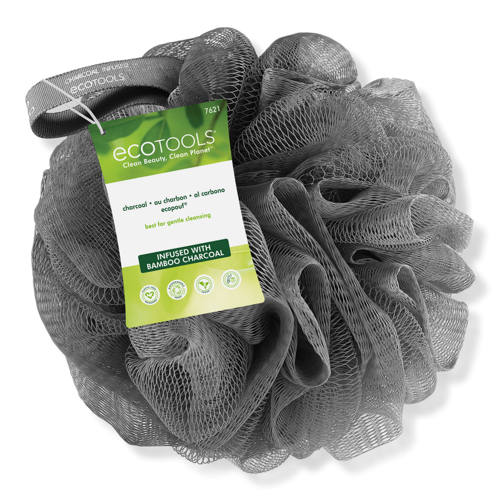 EcoTools Exfoliating Charcoal EcoPouf Bath Loofah