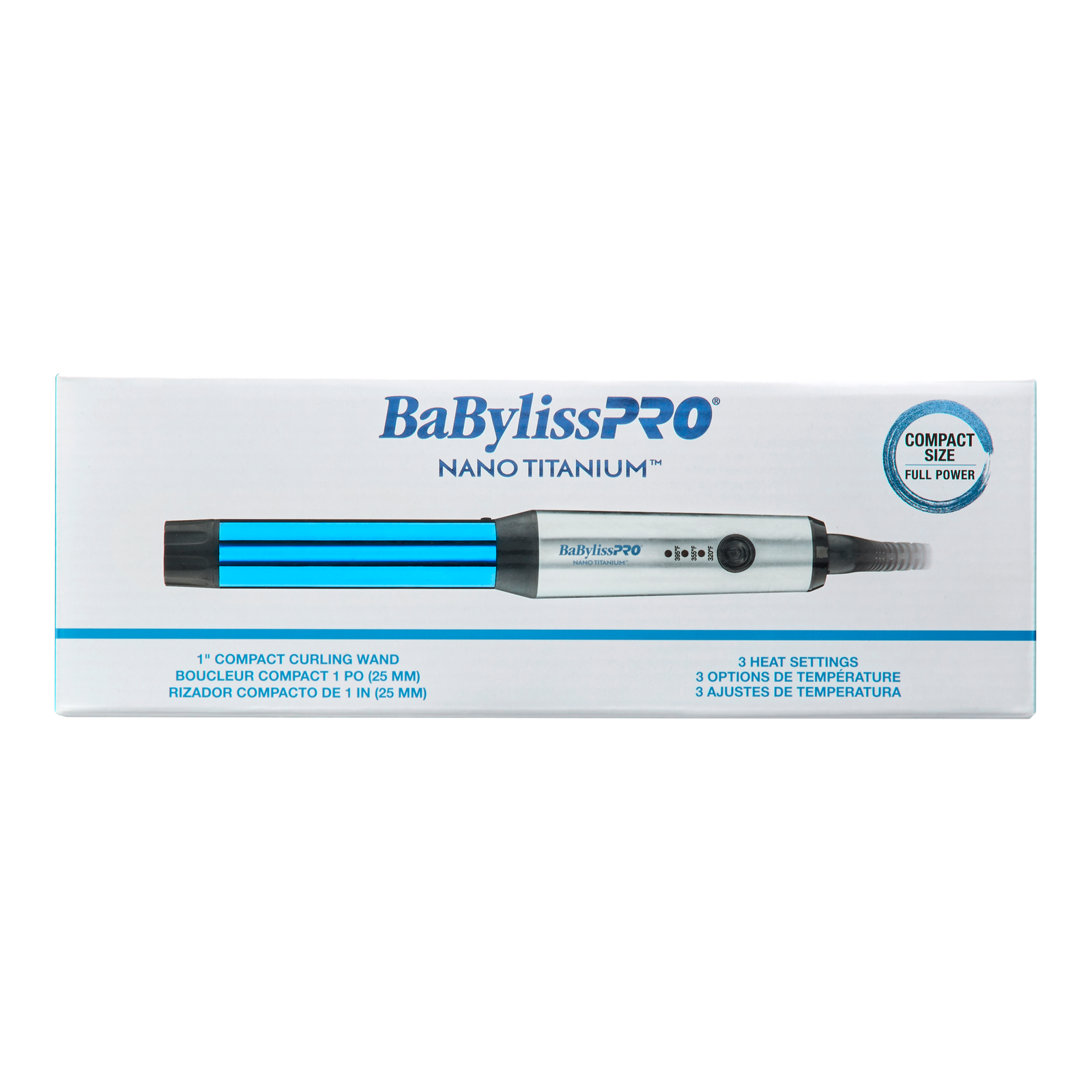 Nano Titanium 1" Compact Curling Wand