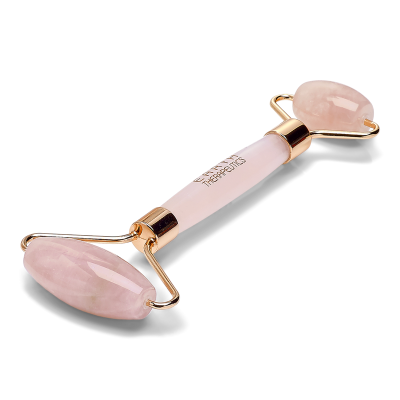 what essential oils are good for personal lubricant Earth Therapeutics - Soothing Facial Roller Rose Quartz Stone