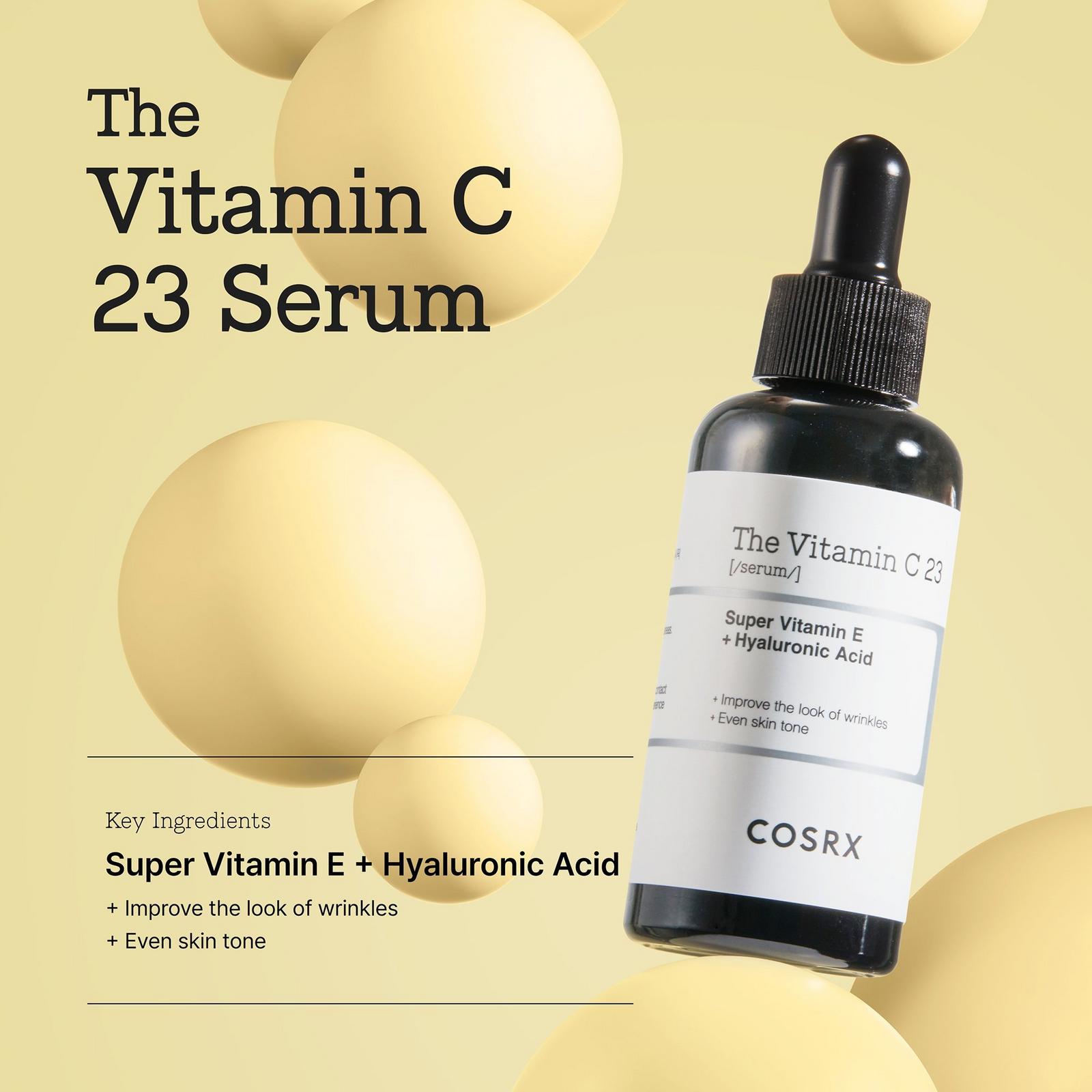 The Vitamin C 23 Serum with Super Vitamin E + Hyaluronic Acid
