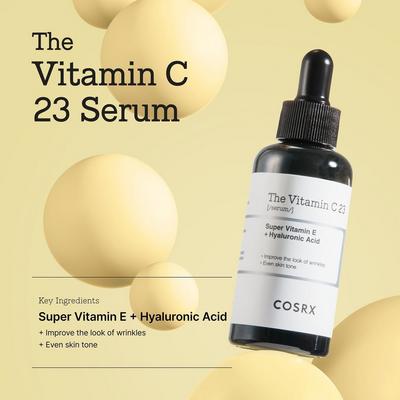 The Vitamin C 23 Serum with Super Vitamin E + Hyaluronic Acid