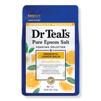 Pure Epsom Salt Soak, Prebiotic Lemon Balm with Essential Oil Blend