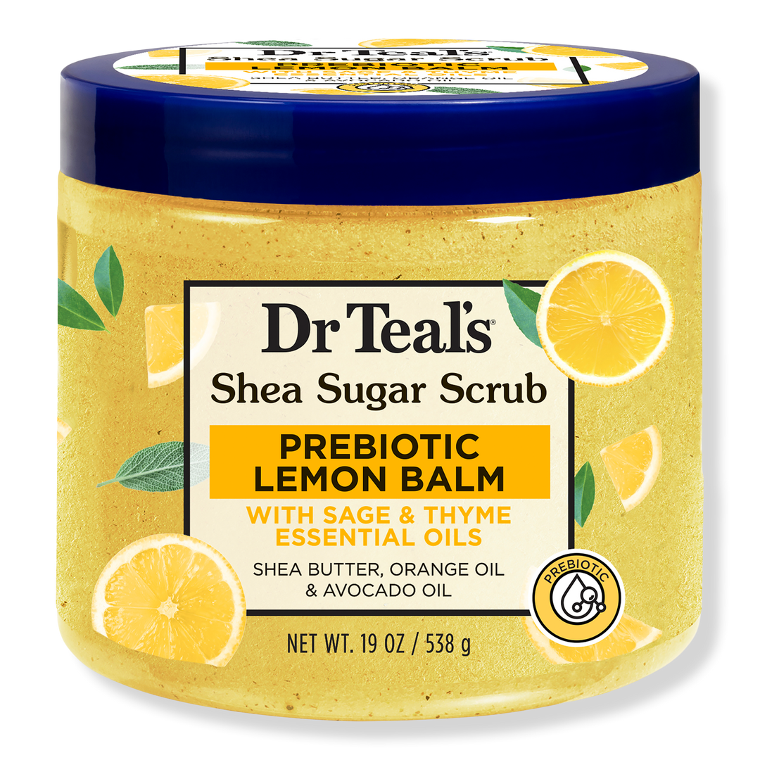 Dr Teal's Shea Sugar Body Scrub with Prebiotic Lemon Balm and Essential Oils #1