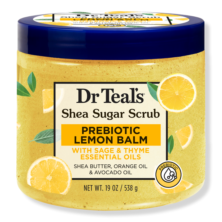 Dr Teal's Shea Sugar Body Scrub with Prebiotic Lemon Balm and Essential Oils #1
