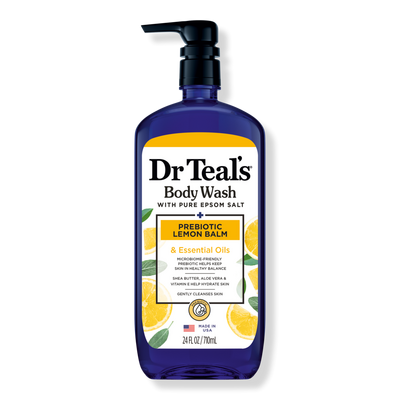 Dr Teal's Body Wash with Prebiotic Lemon Balm and Essential Oil Blend