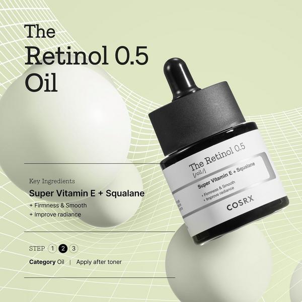 COSRX The Retinol 0.5 Oil with Super Vitamin E + Squalane #2