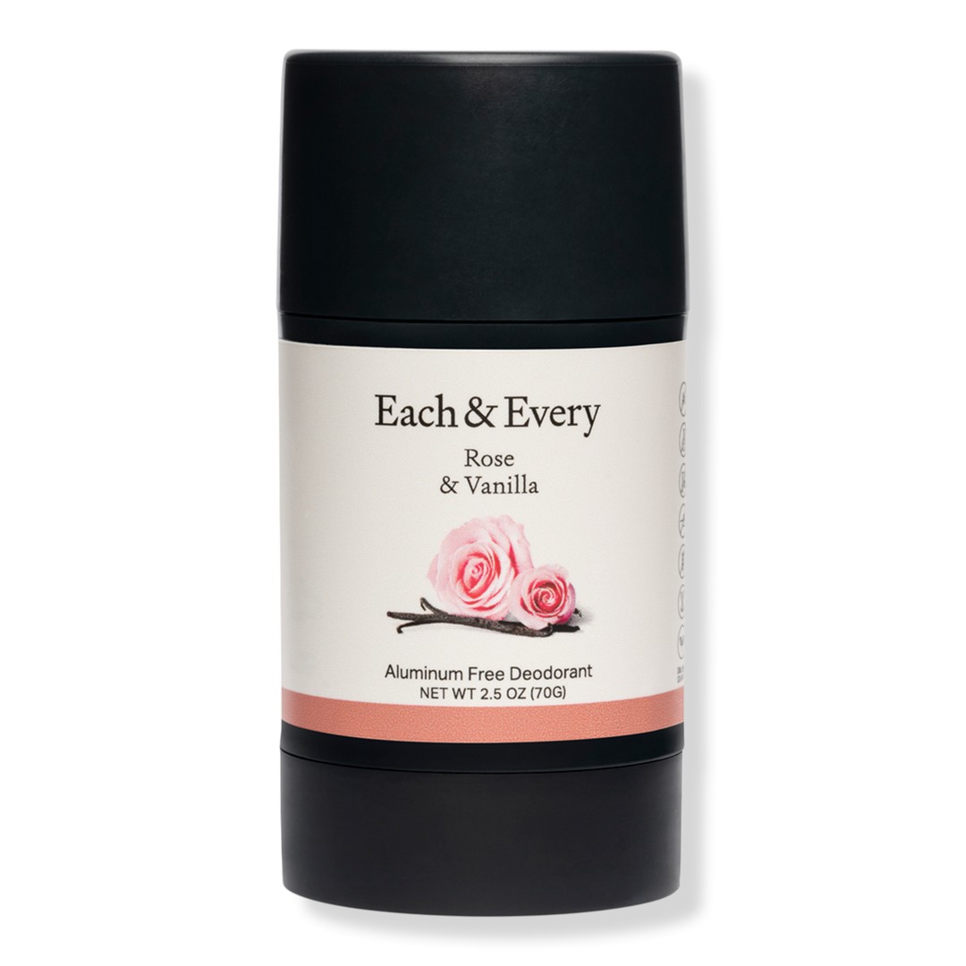 Each & Every Rose & Vanilla Worry Free Natural Deodorant #1