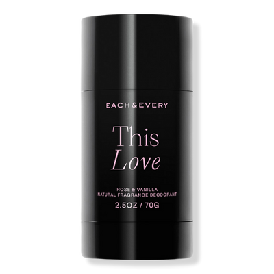 Each & Every This Love Rose & Vanilla Natural Fragrance Deodorant