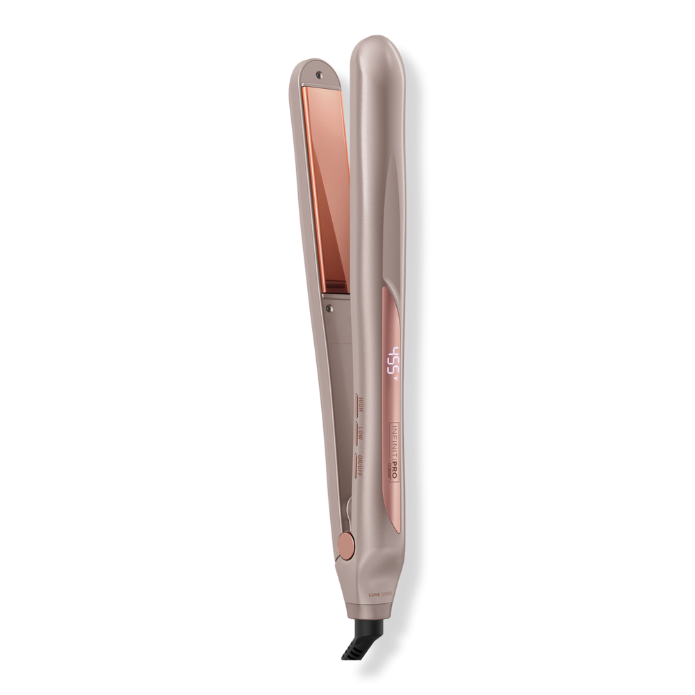Conair Infinitipro By  Titanium Flat Iron Smooth & Shine Luxe Series - Rose Gold - 1"