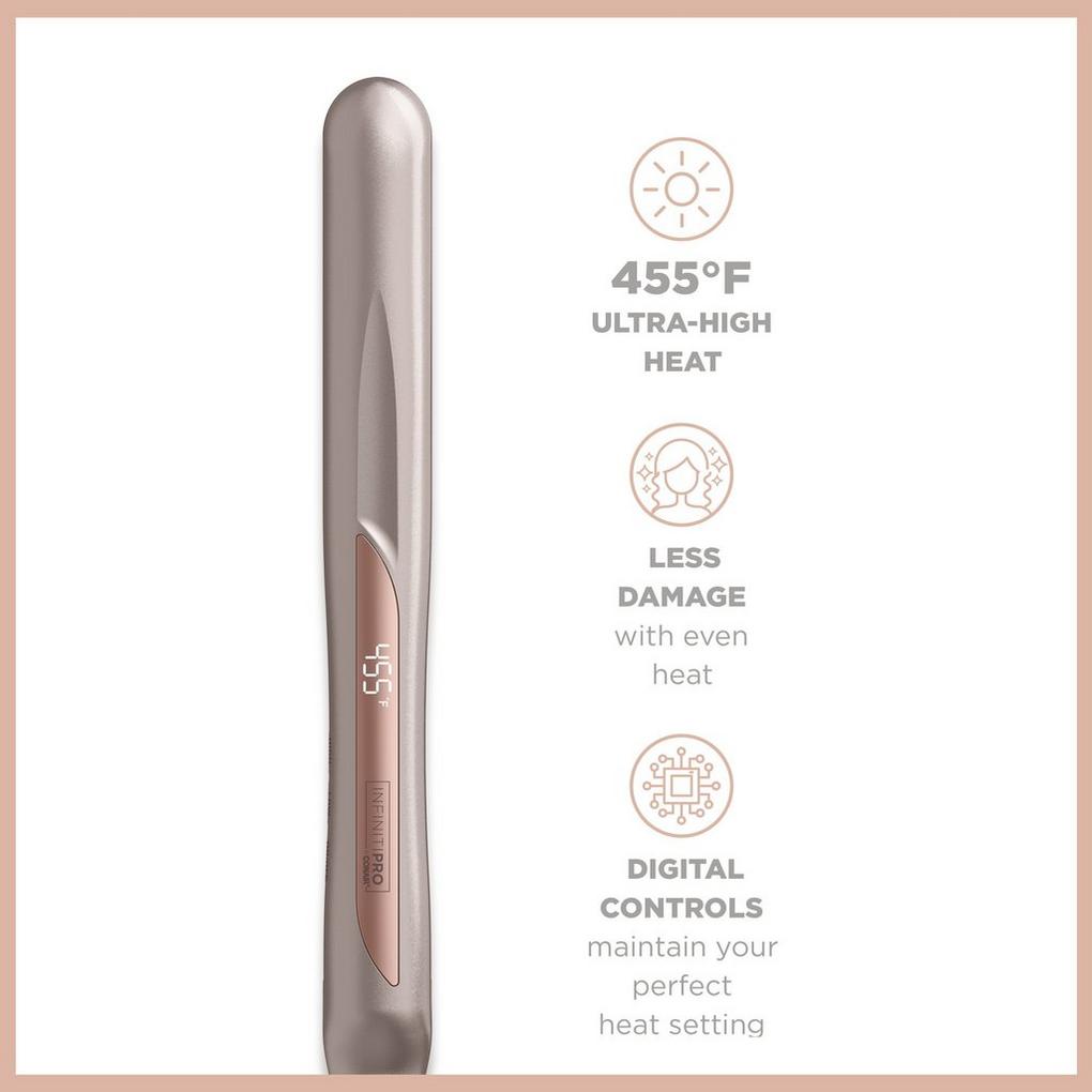 Infiniti pro conair titanium ceramic flat iron hotsell rose gold