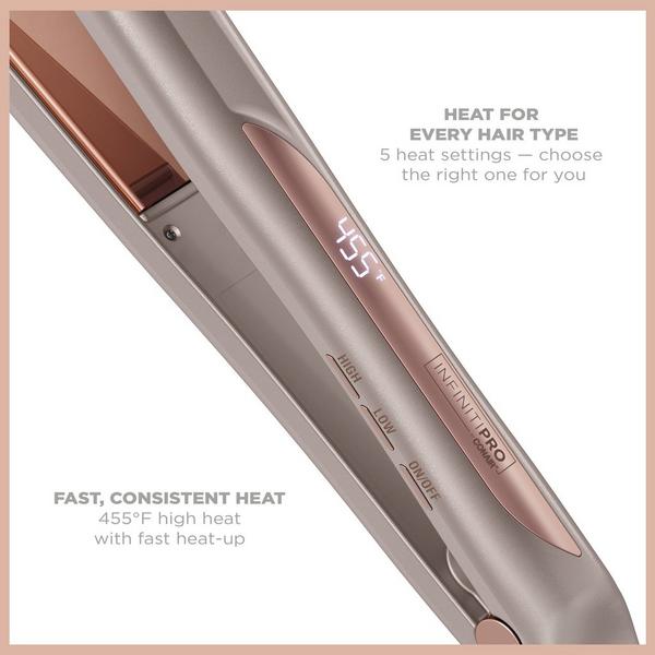 Conair InfinitiPRO By Conair Titanium Flat Iron Smooth & Shine Luxe Series - Rose Gold #5