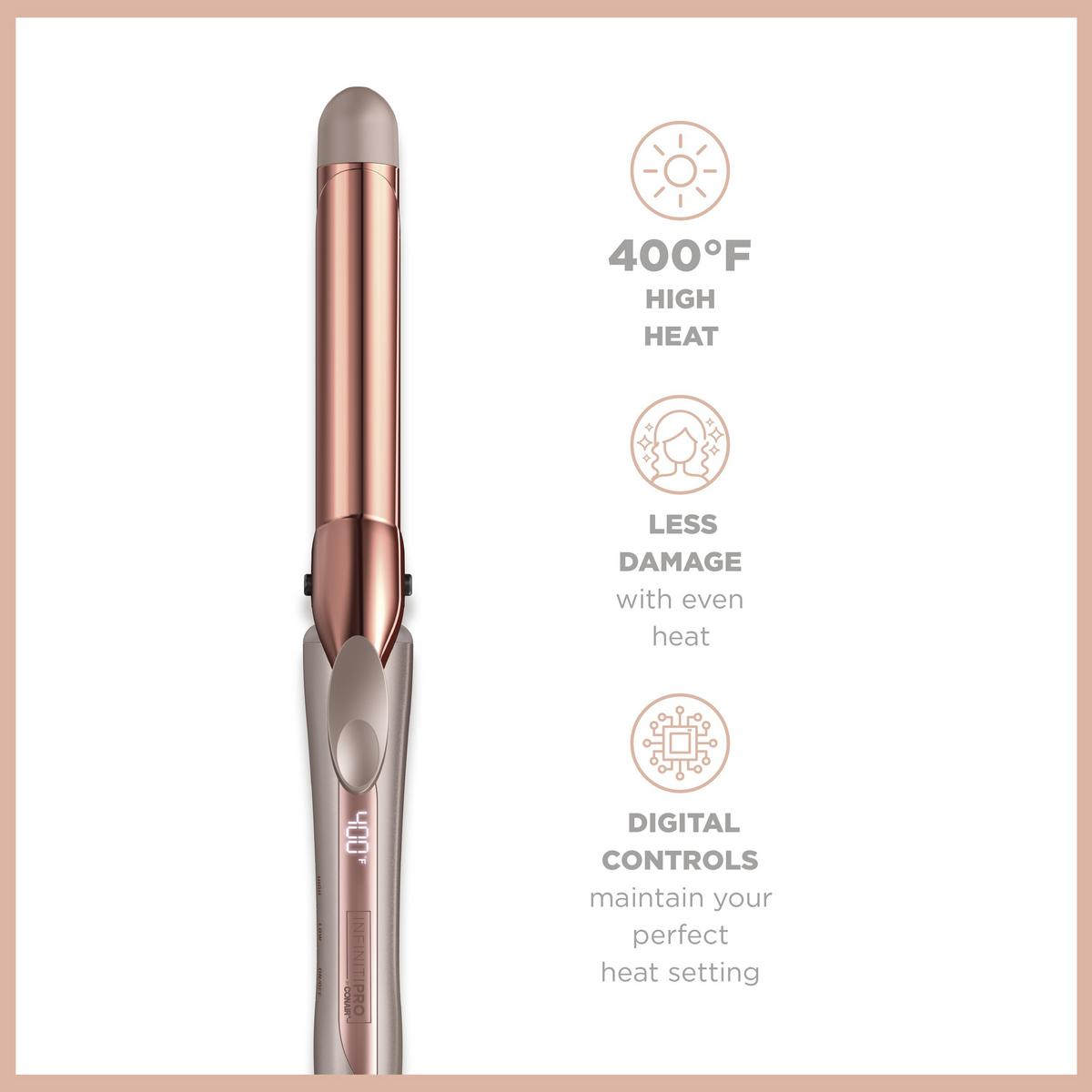 Conair infiniti pro curling iron rose gold best sale