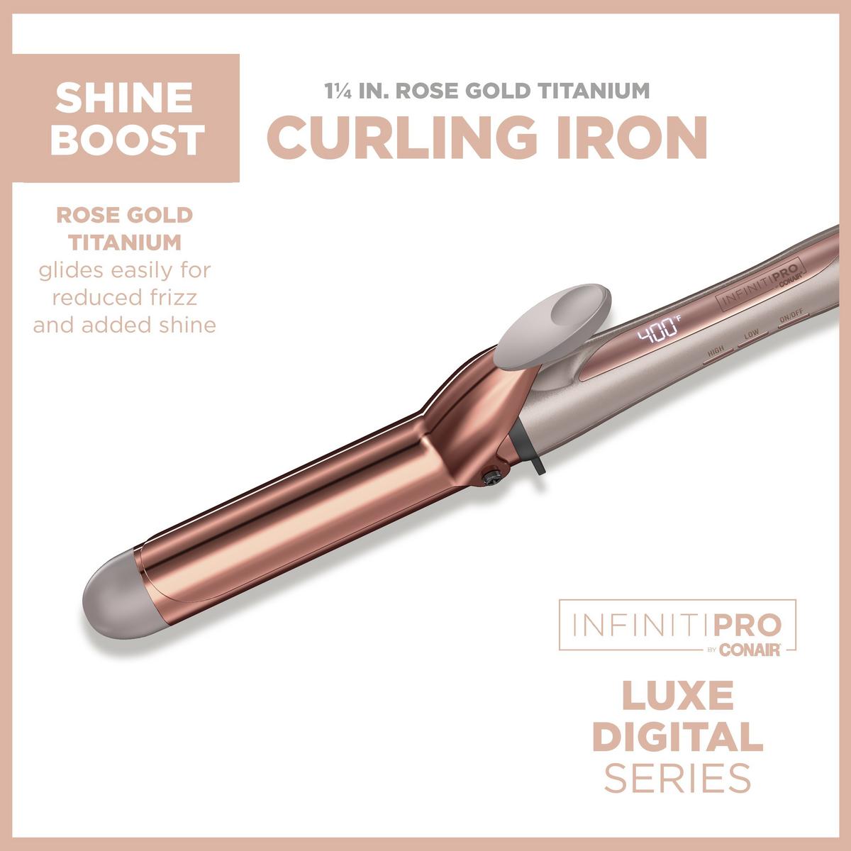 Chi luxury rose gold curling iron reviews best sale