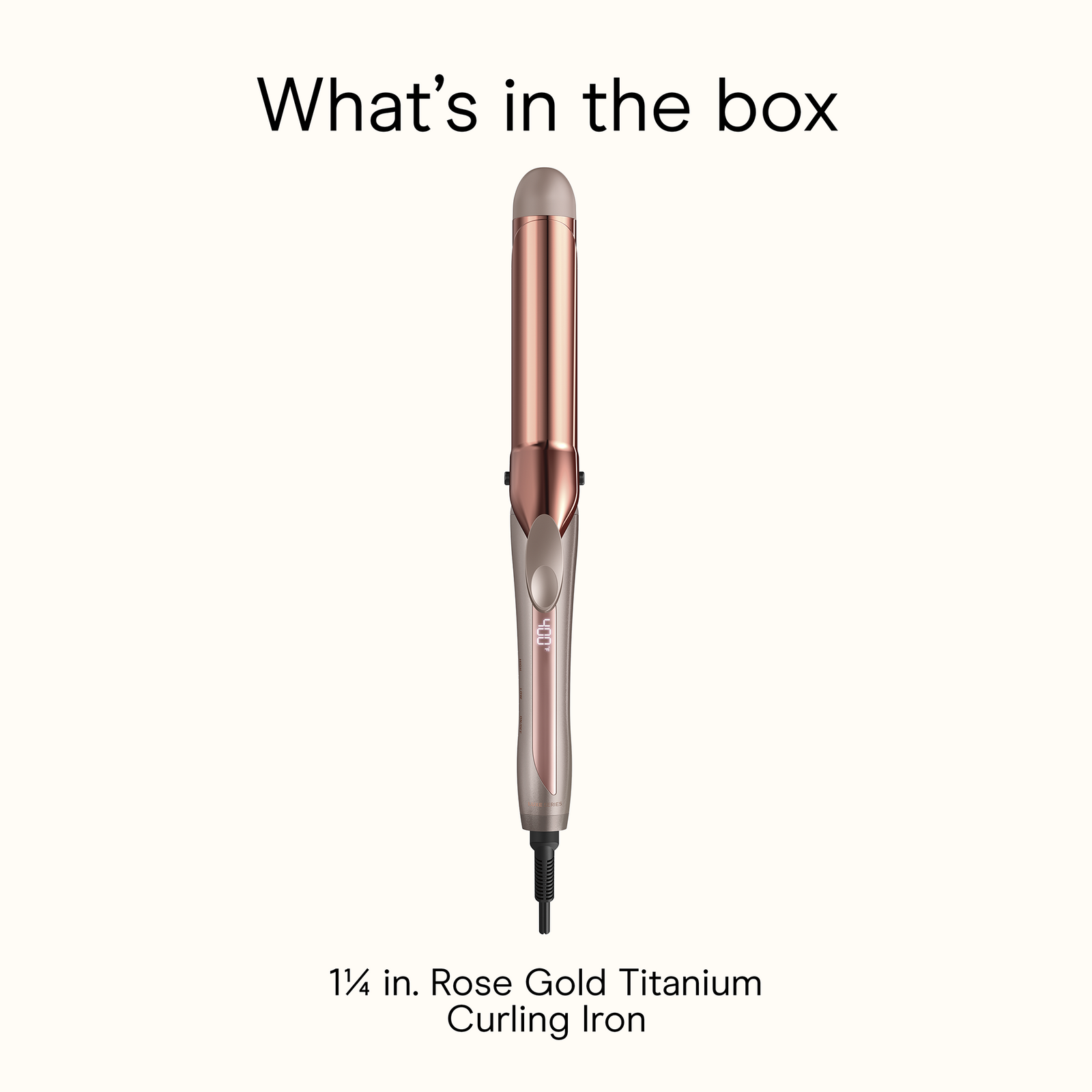 InfinitiPRO By Conair Titanium Curling Iron Luxe Series - Rose Gold