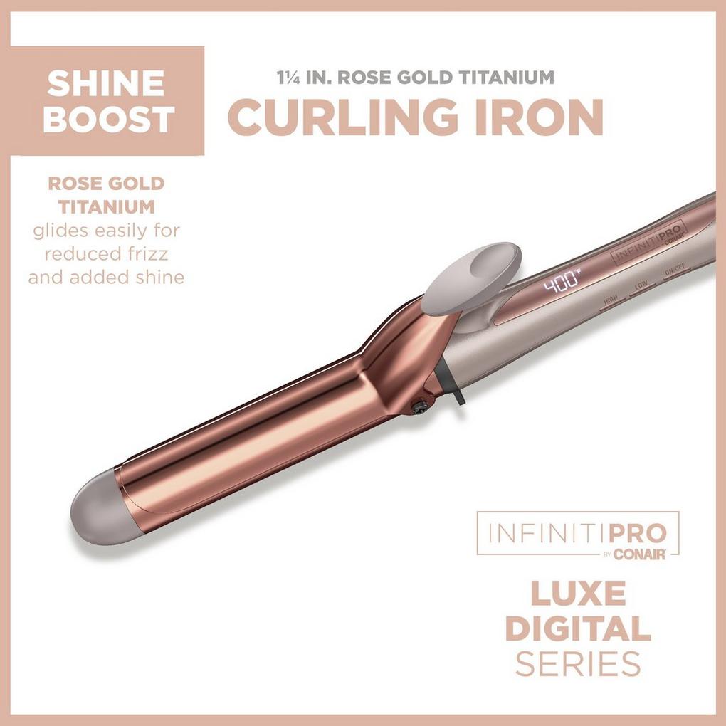 Rose gold conair outlet curling iron