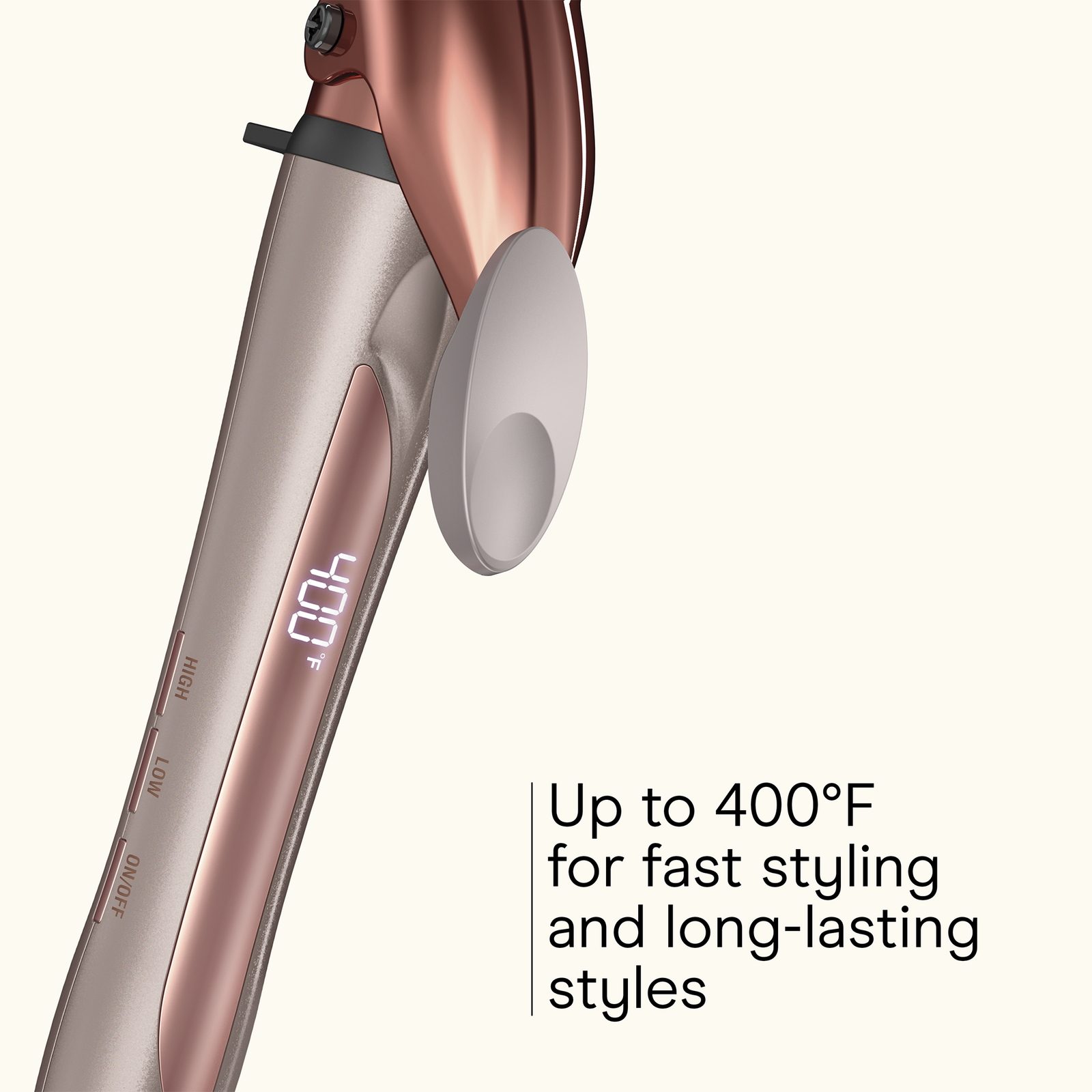 InfinitiPRO By Conair Titanium Curling Iron Luxe Series - Rose Gold