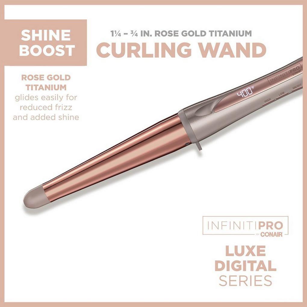 Infiniti pro silicone shine curling outlet wand