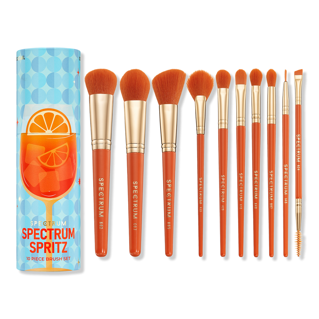 Spectrum Spectrum Spritz 10-Piece Cocktail Makeup Brush Set #1