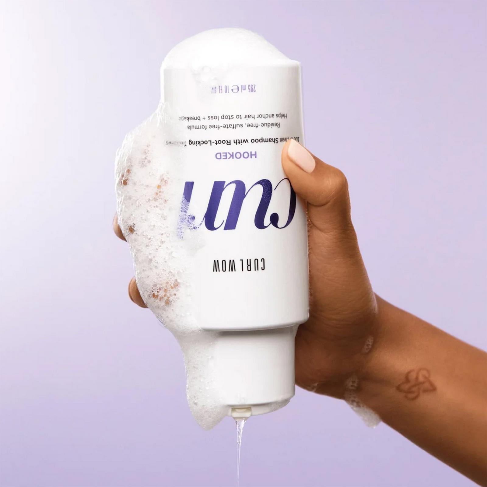 Curl Hooked 100% Clean Shampoo with Root-Locking Technology