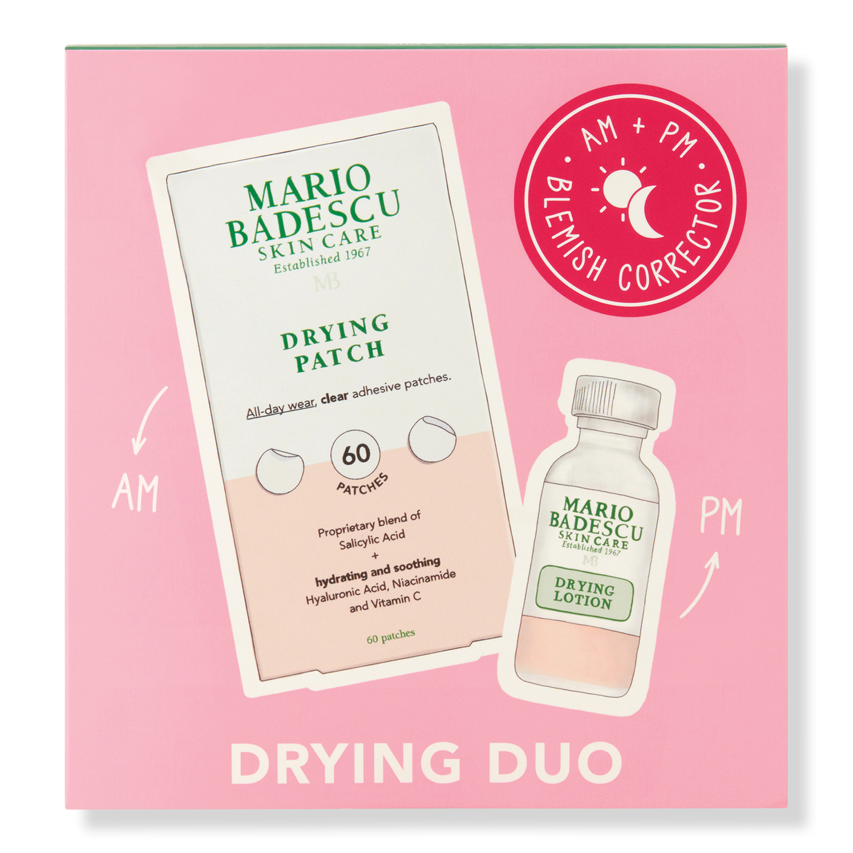 Kæledyr Mania Knogle Drying Duo Kit - Mario Badescu | Ulta Beauty
