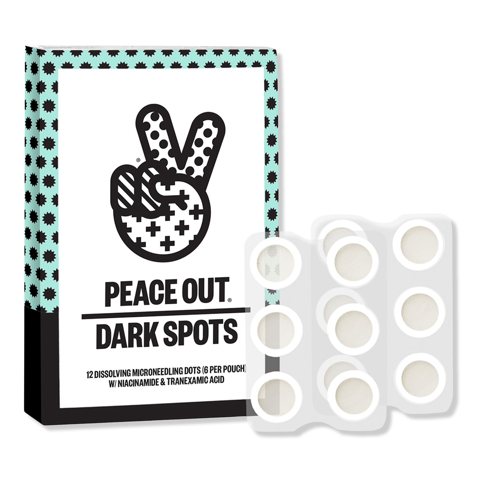 PEACE OUT DARK SPOTS MICRONEEDLING BRIGHTENING DOTS INTERNATIONAL SHIPPING